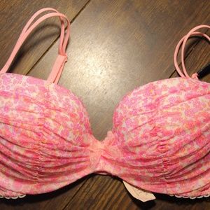Victoria's Secret Neon Pink Push-Up Bra 34C